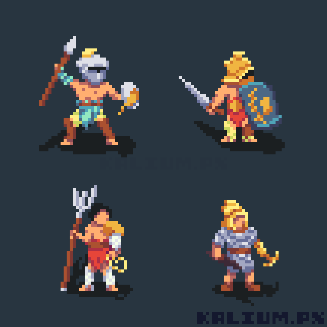Gladiator Sprite Set